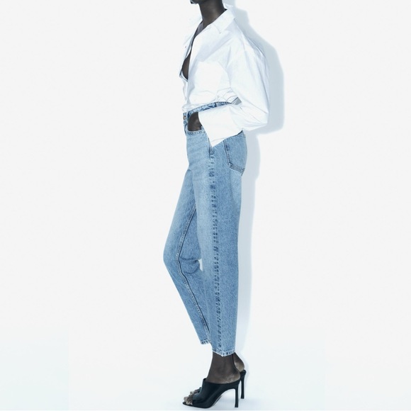 Z1975 MOM FIT JEANS WITH A HIGH WAIST - Picture 4 of 10